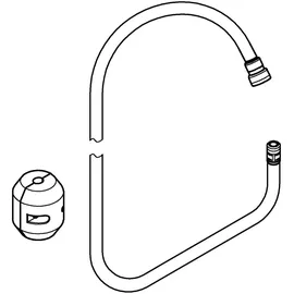Grohe Zedra Brauseschlauch Chrom