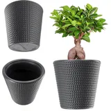 Kadax Blumentopf Ø 40 x 40 cm Anthrazit