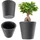 Kadax Blumentopf Ø 40 x 40 cm Anthrazit