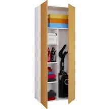 VCM Besenschrank 70 x 178 x 40 cm Weiß