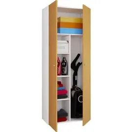 VCM Besenschrank 70 x 178 x 40 cm Weiß