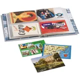 leuchtturm gmbh Postkarten Album für 200 Postkarten, inkl. 50 festeingebundenen Klarsichthüllen