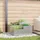 vidaXL Gartenblumentopf 80 x 80 x 48 cm Silber