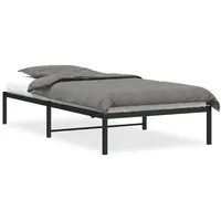 vidaXL Bettgestell 100 x 200 cm Schwarz