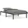 vidaXL Bettgestell 100 x 200 cm Schwarz