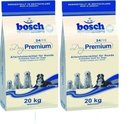 BOSCH Dog Premium 2x20kg +Überraschung für den Hund (Rabatt für Stammkunden 3%)