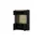Quartier Vitrine Norica 111 x 170 x 40 cm Schwarz/Gold