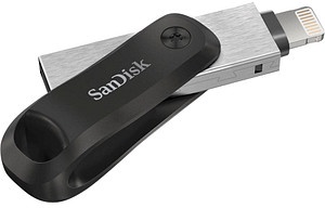 SanDisk USB-Stick iXpand Go schwarz, silber 64 GB