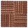 Beliani Terrassenfliese Akazienholz Braun 30 x 30 cm 10 St.