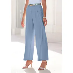 Palazzohose, im Business-Look, elegante Anzughose mit Taschen, Gr. 42 - N-Gr, hellblau, , 55277669-42 N-Gr