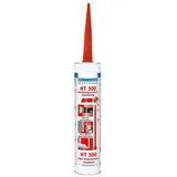 WEICON Silicon HT 300, Dichtstoff, hochtemperaturbeständig bis 300°C, 310 ml, rot