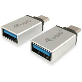 Equip USB-C auf USB-A Adapter Silber