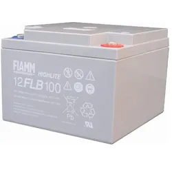 Fiamm HighLite 12FLB100P 12V 26Ah AGM Blei-Vlies 10-12 Jahres-Batterie