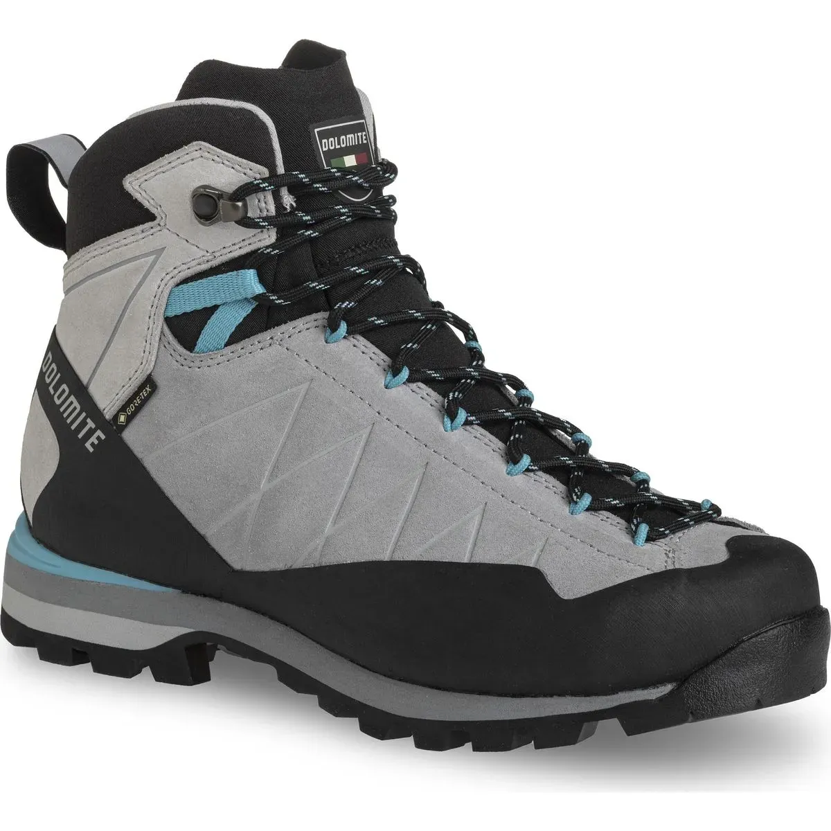 Dolomite Shoe Crodarossa W's Hi GTX aluminium grey/capri blue (1429) 7