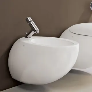 Laufen Alessi one Wand-Bidet, 1 Hahnloch, 390x585mm, verdeckter Überlauf, H8309714003041,