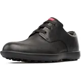 Camper Leder-Schnürschuhe in Schwarz 45