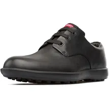 Camper Leder-Schnürschuhe in Schwarz 45