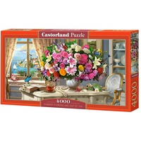 Castorland Summer Flowers and Cup of Tea 4000 pcs Puzzlespiel 4000 Stück(e) Kunst