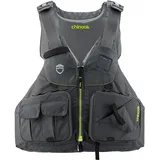 NRS CHINOOK Fishing Angler PFD Schwimmweste Farbe charcol/grau