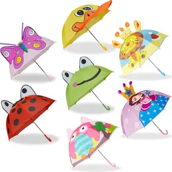 Relaxdays, Unisex, Regenschirm, Kinderregenschirm, Rosa
