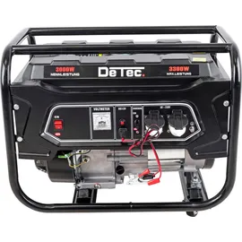 DeTec. Stromaggregat 3.3 KW Stromerzeuger Stromgenerator Notstrom Aggregat Generrator 3300 Watt