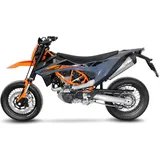 LeoVince Komplettanlage Edelstahl SBK Lv One Evo für KTM 690 Smc R / ENDURO / Gas Gas Es/sm 700 mit Katalysator