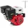 MSW 4-Takt-Motor 16 PS rot/schwarz