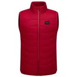 trends for living Funktionsweste Beheizbare Weste 28 Heizzonen 3 Einstellbare Wärmestufe Beheizte Weste Wasserdicht, warm, abriebfest, winddicht rot 4XL