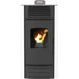 Enya Air Pelletofen A+ – 8/10/12 kW, luftgeführt, Wirkungsgrad >93%, verschiedene Farben - Weiß / 8 kW - Weiß