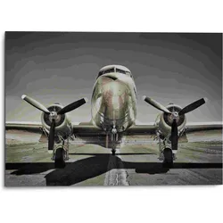Bild VINTAGE PLANE - BHT 70x50x2 cm