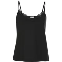 LASCANA Spitzentop Damen schwarz Gr.32/34