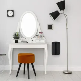 Relaxdays Kosmetikeimer 5 l Schwarz