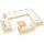 vidaXL Garten-Lounge-Set 13-tlg. creme Kiefer