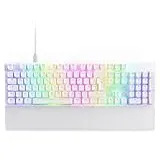 NZXT Function 2-2024 Optische Vollformat Gamingtastatur | RGB beleuchtet | 8K-Abfragerate | Lineare Opt. Switches | Einstellbare Auslösung | Hot-Swap | Gaming Keyboard| Weiß - UK (QWERTY)