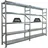 Proregal Fachbodenregal Metall 200x300x50cm Silber