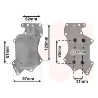 Van Wezel Ölkühler, Motoröl 03013707
