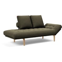 INNOVATION LIVING Schlafsofa Rollo Bow Stoff Forest Green