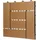 ECD Germany WPC Terrassenfliesen Teak 30 x 30 cm 11 St.