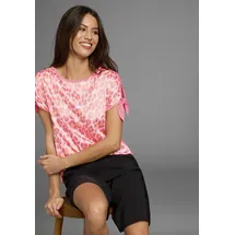LAURA SCOTT Shirtbluse mit Leoparden-Druck Rosa 42