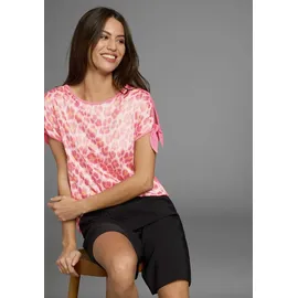 LAURA SCOTT Shirtbluse mit Leoparden-Druck Rosa 42