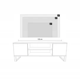 raumhirsch furniture Lowboard 40x49x135 cm Eiche Holz
