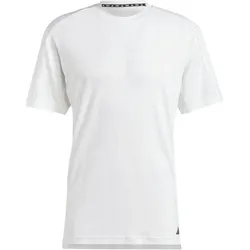 ADIDAS Herren Shirt YOGA TEE, WHITE/CARBON, XL