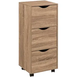 5five simply smart Turm 3 türen mit rollen in holzoptik – 5five