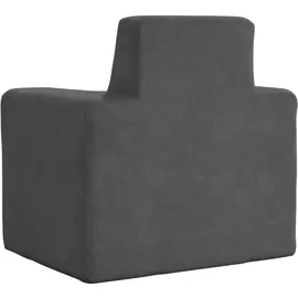 vidaXL Kindersofa Anthrazit Weich Plüsch
