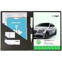 Sigel Einband für Formularbücher A5hoch Kunststoff anthrazit