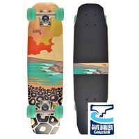JUCKER HAWAII Skateboard PONO Kick | City Cruiser | Mini Cruiser aus Holz | Skateboard Kinder und Erwachsene| Mini Longboard | WOODYBOARD | Komplettboard