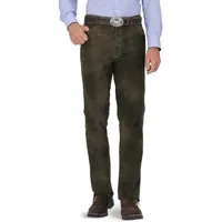 Spieth & Wensky Trachtenlederhose Tassilo lava Ziegenveloursleder rot 50