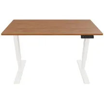 BISLEY Schreibtisch E-StarterTech Walnuss / Weiß