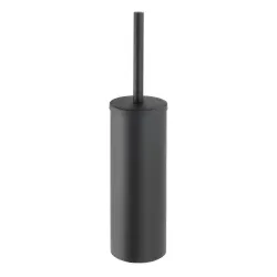 WENKO Bosio Black WC-Garnitur, geschlossene Form 24329100 , Farbe: schwarz / mattiert