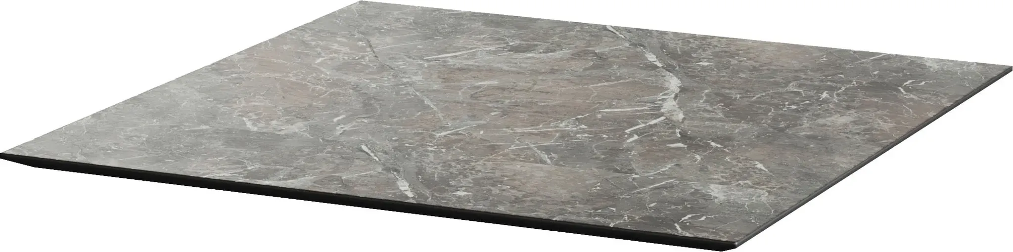 Tischplatte ESSENTIALS, grau (galaxy marble), B:70cm H:1,2cm T:70cm, Massivholz, Tischplatten, Tischplatte Esstischplatte Esstisch-Zubehör, in verschiedenen Formen und Farben erhältlich